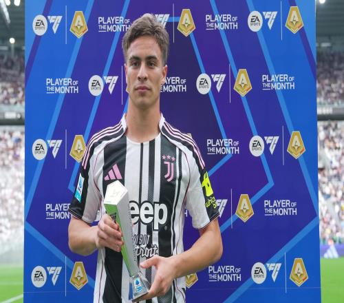 2轮2助攻！官方：伊尔迪兹当选意甲联赛8月份最佳球员