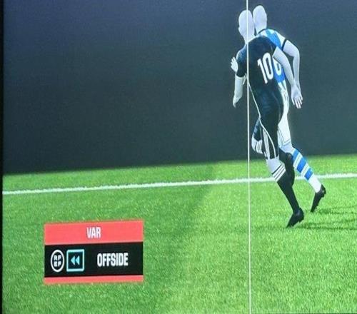 体毛越位！皇马博主质疑VAR：画线图8分钟后才给